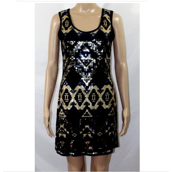 Talk of the Walk Sequin  Evening  Tank Sleeveless  Stretch Dress NWT Sz. XL - Picture 1 of 11